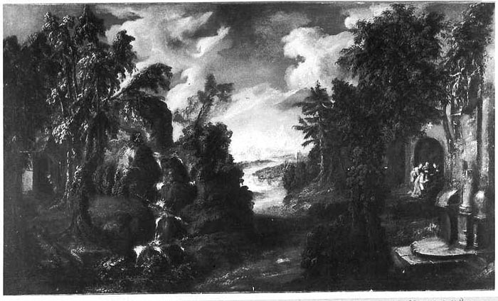 hartmann_johann jacob_landschaft mit zwei szenen aus dem leben eines heiligen des benediktinerordens